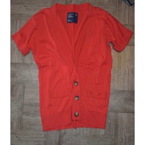 AEO Red cardigan